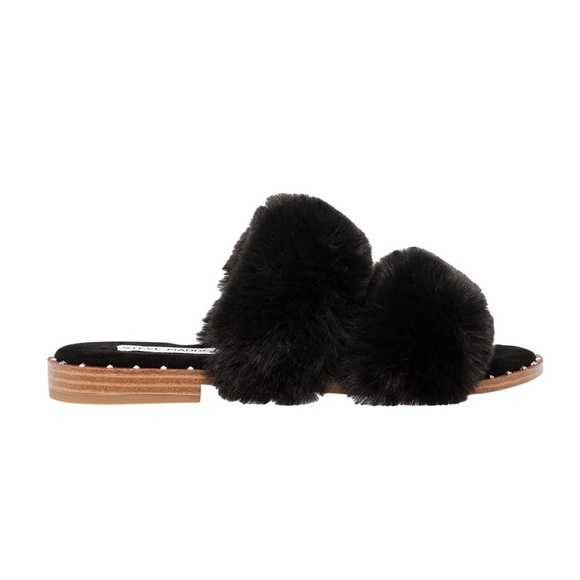 Steve Madden Faux Fur Slippers - Picture 6 of 8